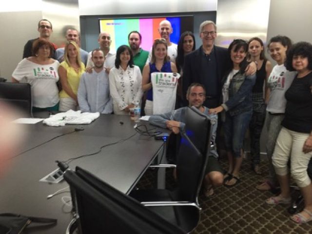 Alumnos de Trading y Bolsa para Torpes con Francisca Serrano y el Dr. Steenbarger en Nueva York