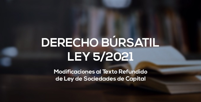 DERECHO BURSÁTIL Ley 5-2021 parte 1