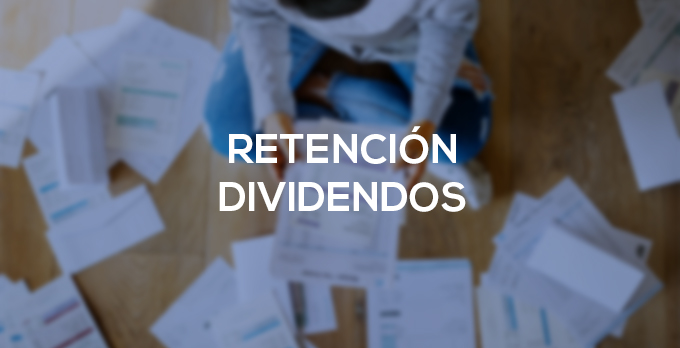 que es retencion de dividendos